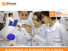 Tablet Screenshot of dincao.com.br